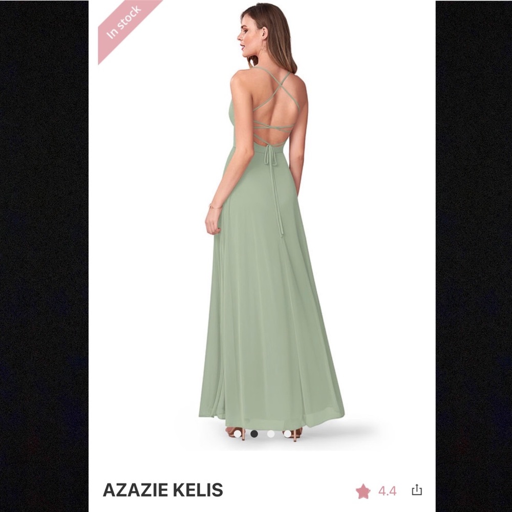 Azazie Kelis floor-length bridesmaid dress - Picture 3 of 10